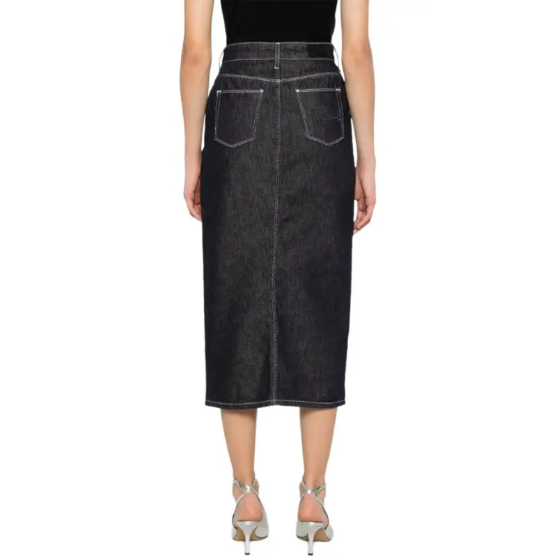 KARL LAGERFELD / Karl Lagerfeld Jeans Denim Midi Skirt-2