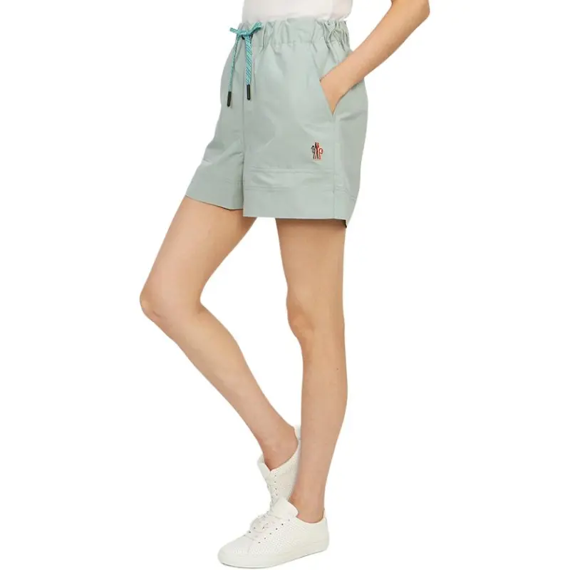 Moncler Casual Shorts Women's Green-3