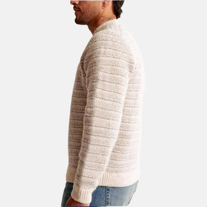 Abercrombie＆Fitch Sweater Men's Cream-2