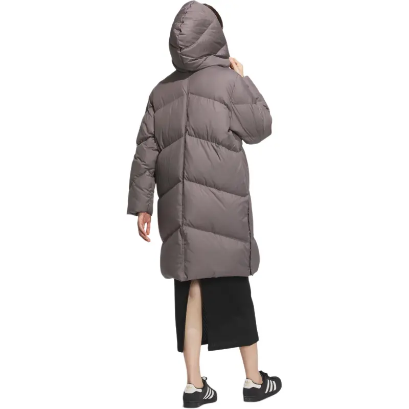 Adidas Originals LONG DOWN JACKET Down Jackets & Coats Women's Charcoal Gray-2