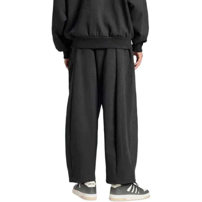 Adidas Knitted Sports Pants Men's Black-3