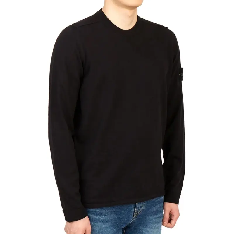 STONE ISLAND SS22 Knitwear Men's Black-2