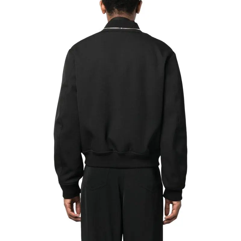 JIL SANDER Zip Up Long Sleeved Bomber Jacket-4
