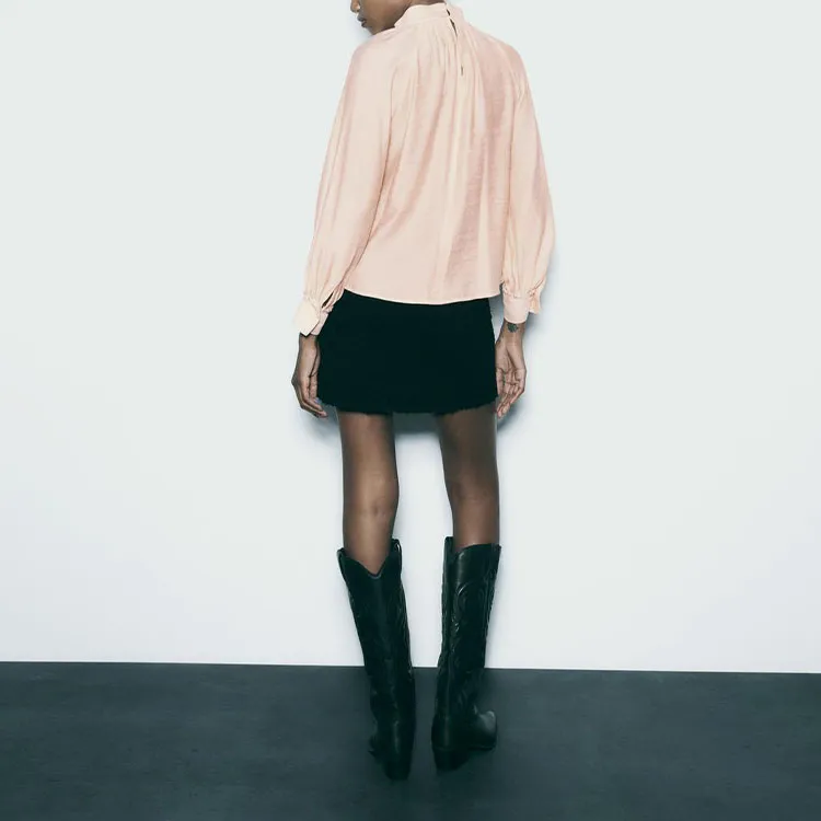 ZARA Shirts Women's Light Pink-3