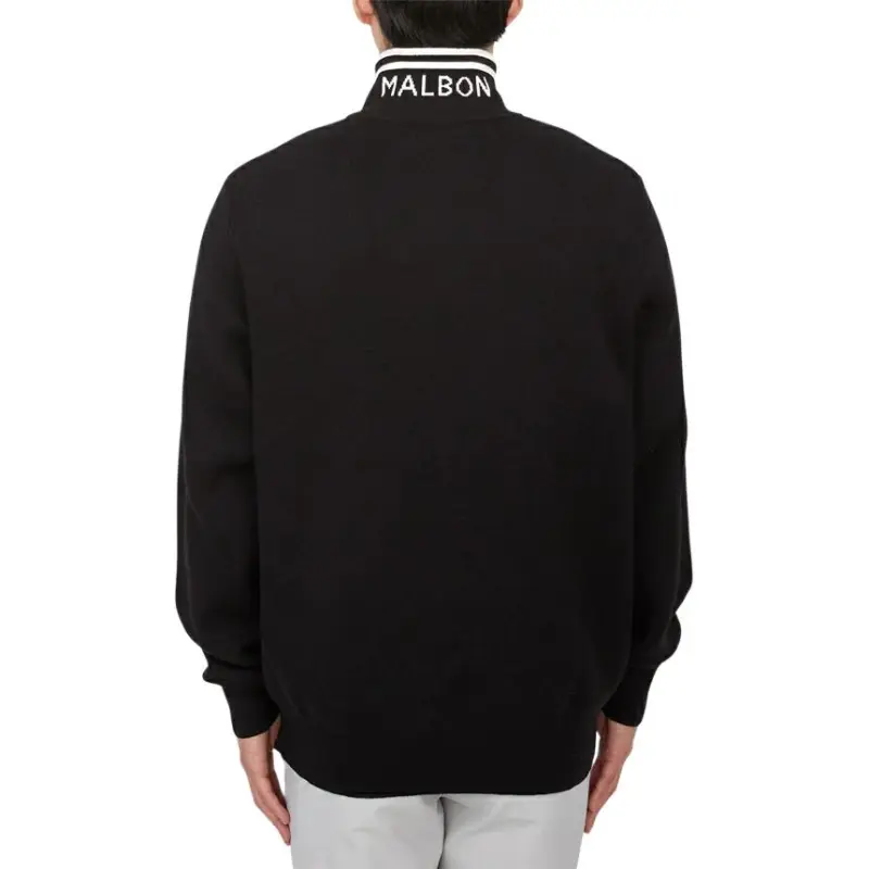 Malbon Golf Knitwear Men's Black-1