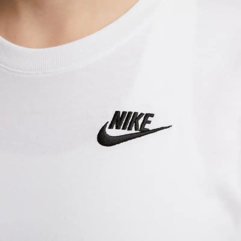 Nike Drop Shoulder Sleeve T Shirt Women's White-7