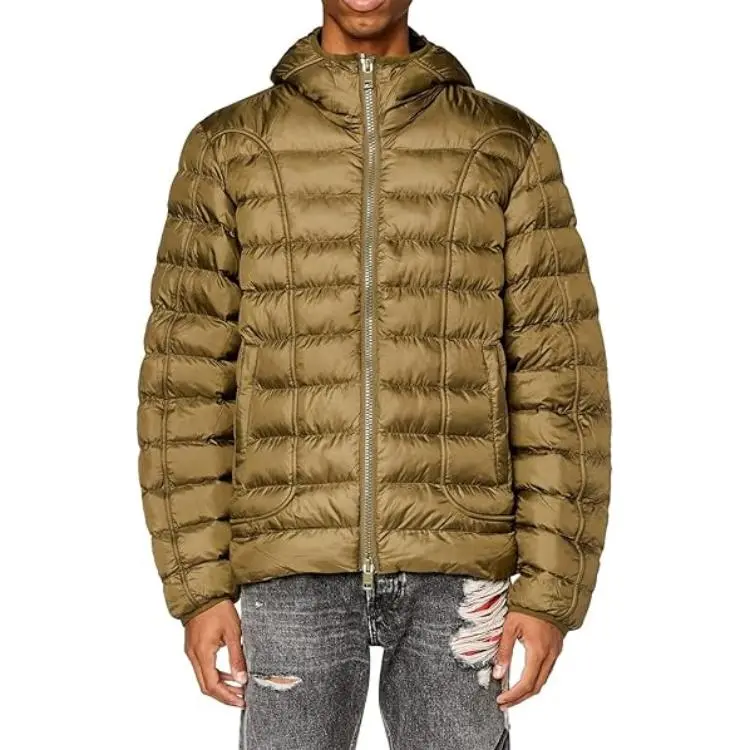 DIESEL Jackets Men Yellow-2