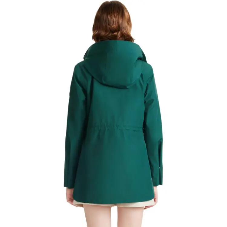 AIGLE Waterproof And Windproof Windbreaker Jacket Women's Apricot-7
