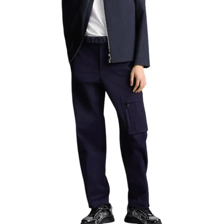 DIOR SS25 Cargo Pants Men's Blue-3