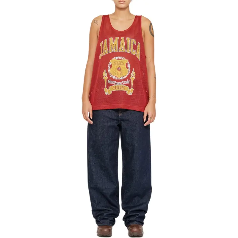 Denim Tears X Stussy Double S Wreath Gym Tank-11