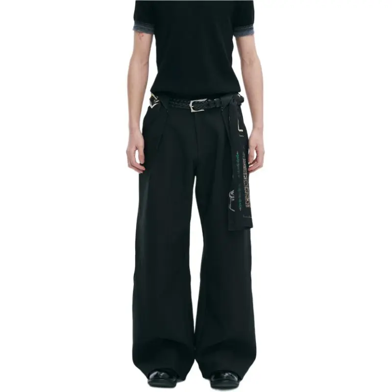 CATSSTAC Casual Pants Unisex Black-2