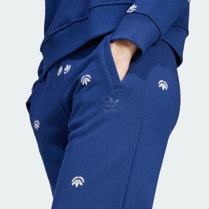 Adidas Originals Knitted Sports Pants Women's Dark Blue-5