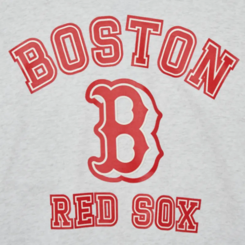 MLB Boston Red Sox Sweatshirts Unisex Gray-4