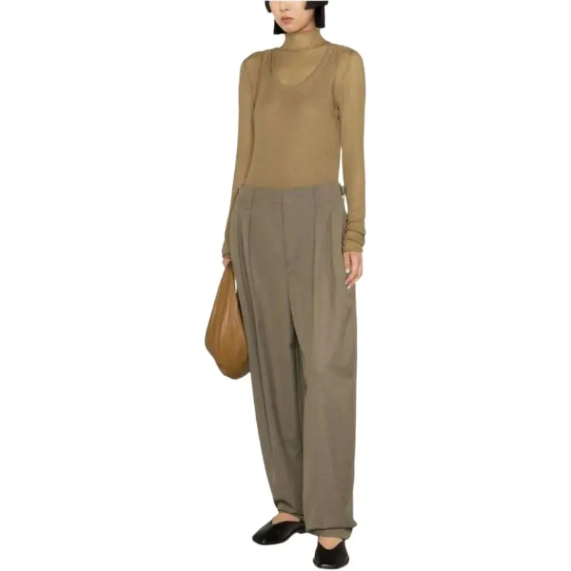 Lemaire Ribbed Silk jersey Tank Top-3