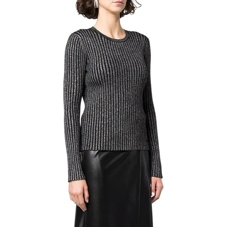 TORY BURCH Ribbed Knitted Top-4