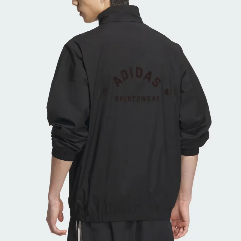 Adidas Lounge WOVEN SPORTSWEAR Jacket Men's Black-3