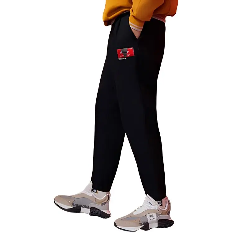 LiNing Knitted Sweatpants Men Black-3