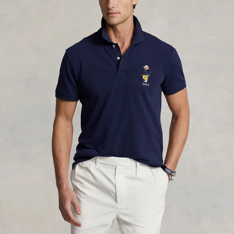 Polo Ralph Lauren Polo Shirts Men Marine Blue-2
