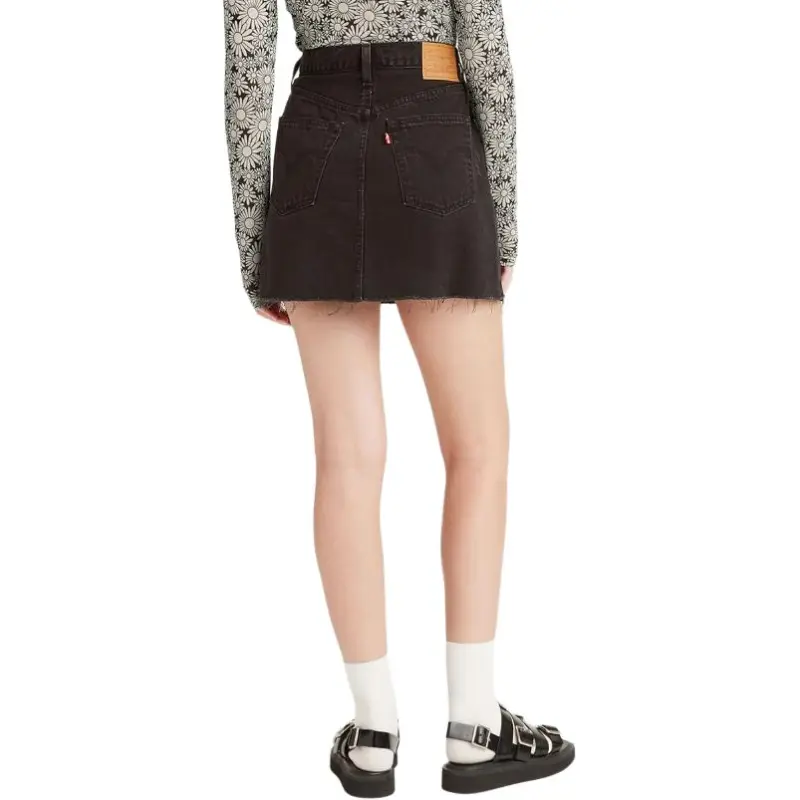 Levi’s Denim Short Skirts Women's Black-2