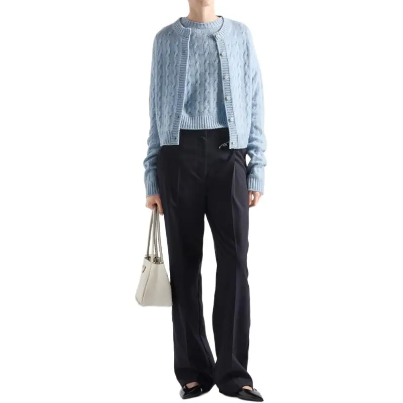 PRADA Button Up Knitted Cardigan-1