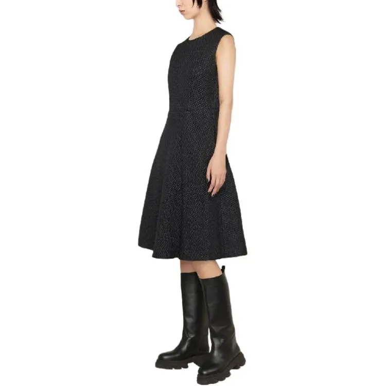 Moncler Round-Neck Sleeveless Dress-3