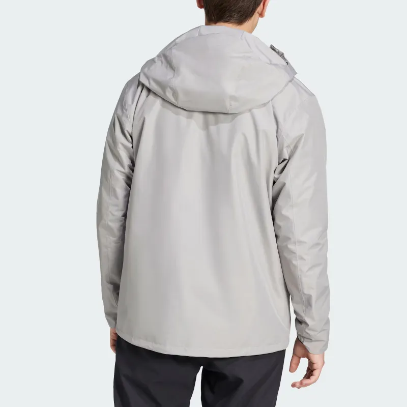 Adidas Waterproof, Windproof, And Breathable Windbreaker Jacket Men's Pure Ice Gray-4