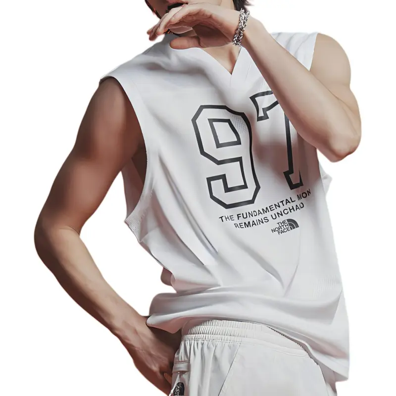 THE NORTH FACE Tank Tops Men's White-3