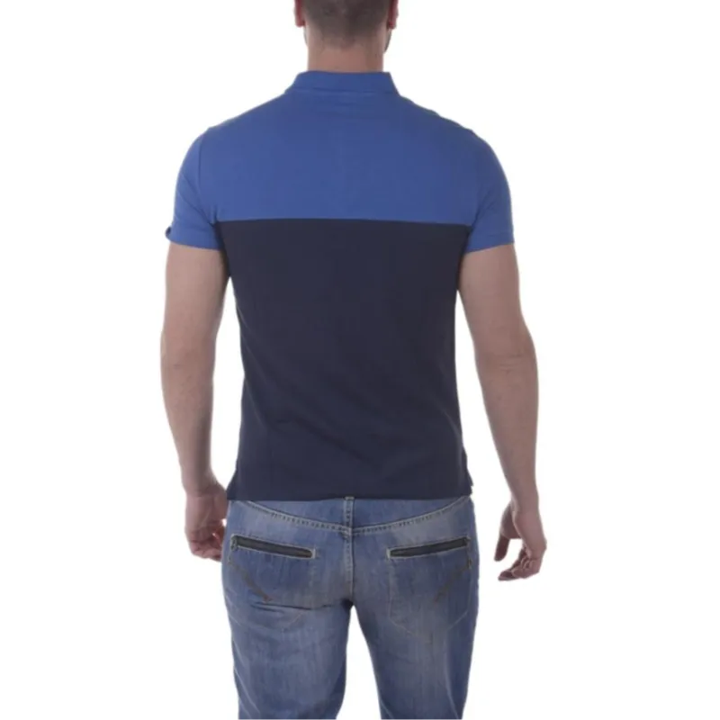 ARMANI JEANS Polo Shirts Men Blue-4