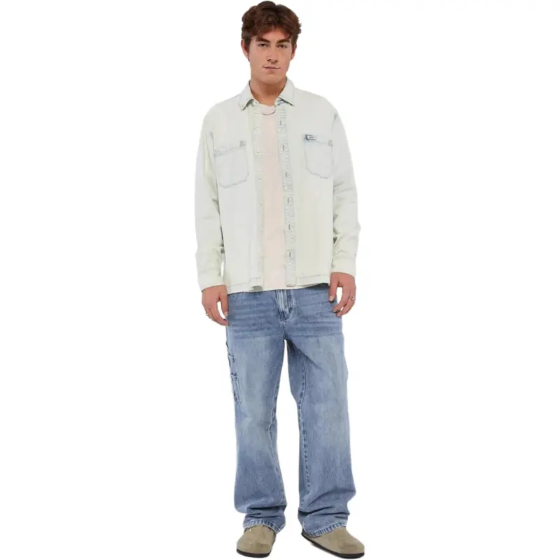 GUESS Denim Jacket Women's Light Blue-3