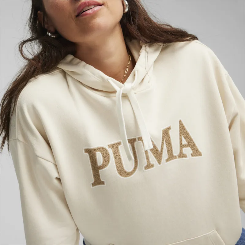 PUMA SQUAD Sweatshirt Women's Ecru-3