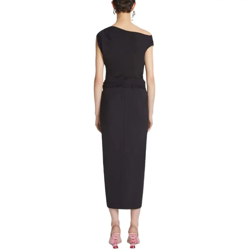 DRIES VAN NOTEN Draped Off Shoulder Top-1