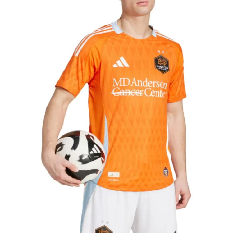 Adidas Free Shipping With AdiClub Houston Dynamo 25/26 Home Authentic Jersey-3