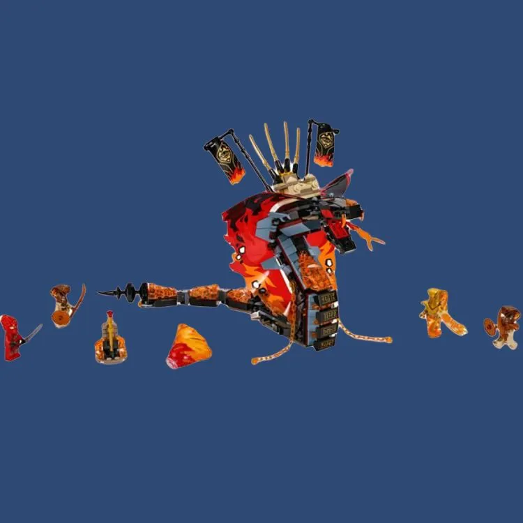 LEGO Phantom Ninja Collection Blazing Wyrm Ninjago Building Blocks 301 600pcs 70674-2