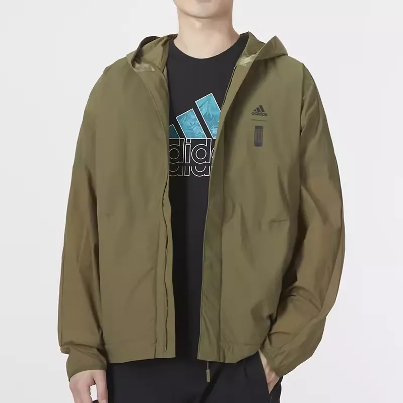 Adidas Jacket Men's Olive Green-4