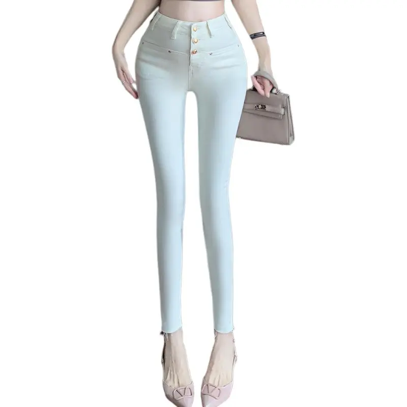 Si Bei'er Jeans Women's Ecru-1