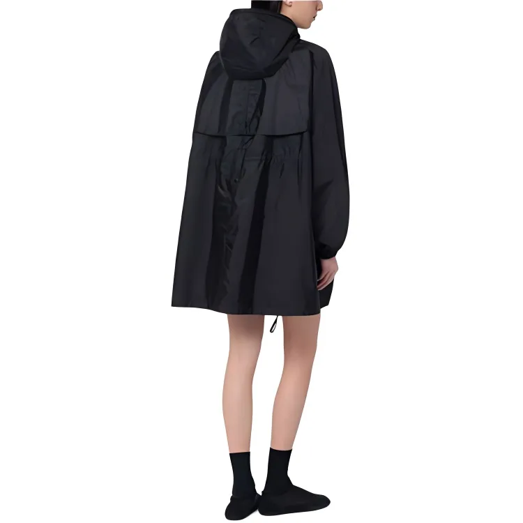 PRADA SS25 Trench Coat Women's Black-4