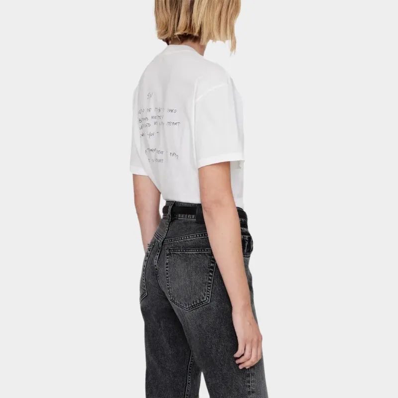 Anine Bing Signature Logo Relaxed Top-3