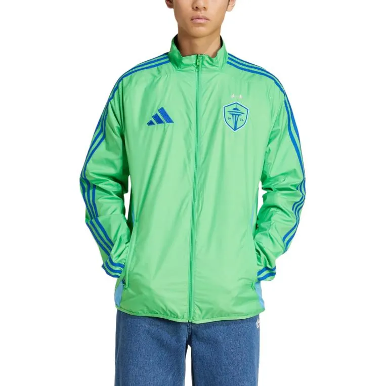 Adidas Free Shipping With AdiClub Seattle Sounders Fc Reversible Anthem Jacket-2