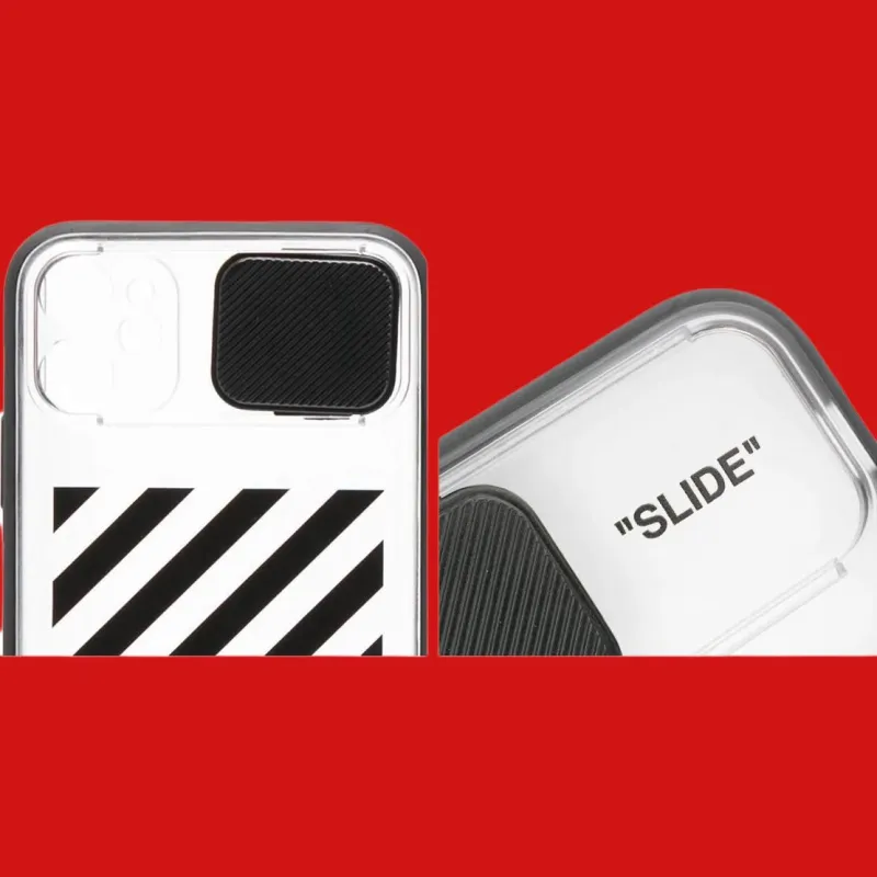 OFF WHITE Zebra Print Transparent Phone Cases Apple-3
