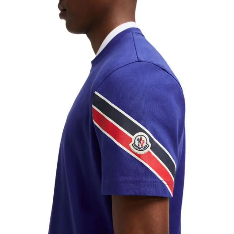 Moncler Logo-patch Cotton Polo Shirt-5