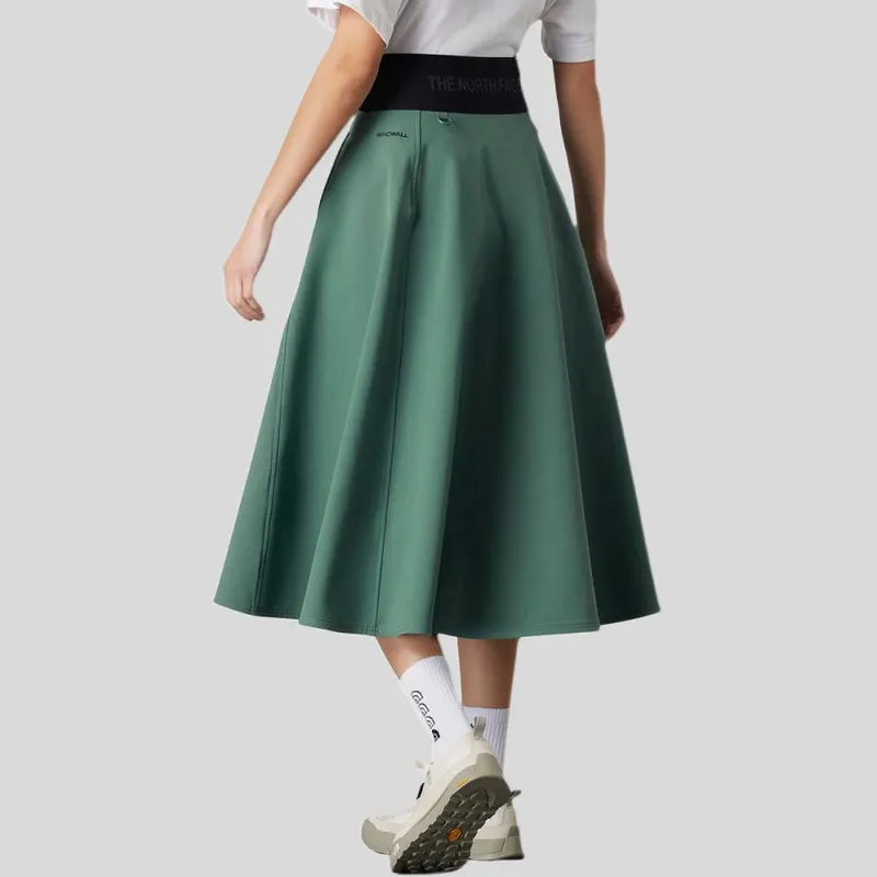 THE NORTH FACE City Outdoor Collection UE Collection SS25 Casual Long Skirts Women's Duck Green-3