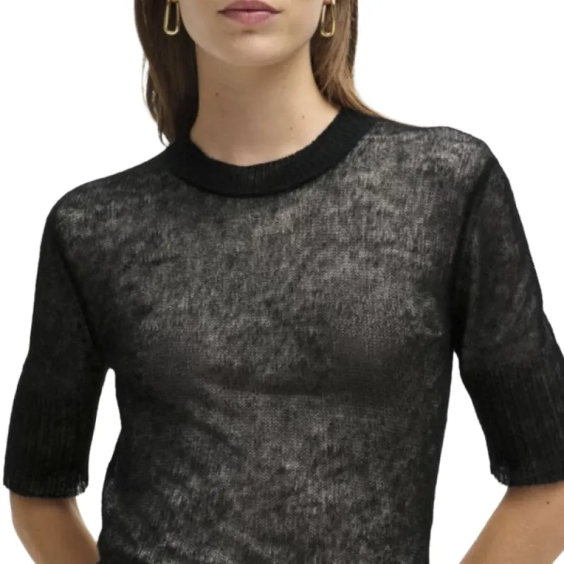 HUGO BOSS Double Layer Short Sleeved Jumper-4