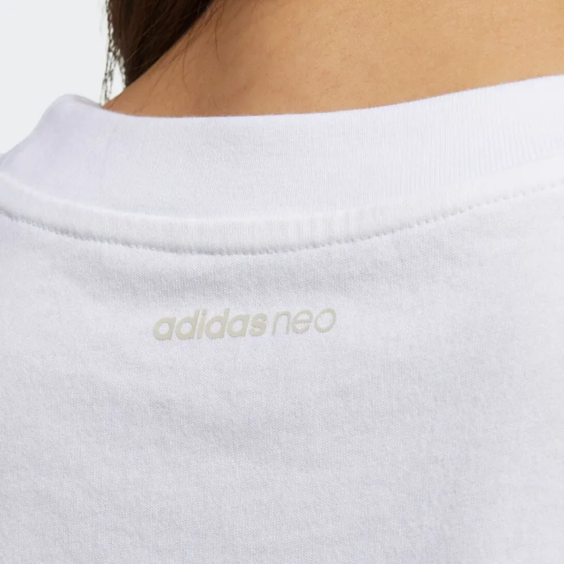 Adidas Neo T Shirt Women's White-4