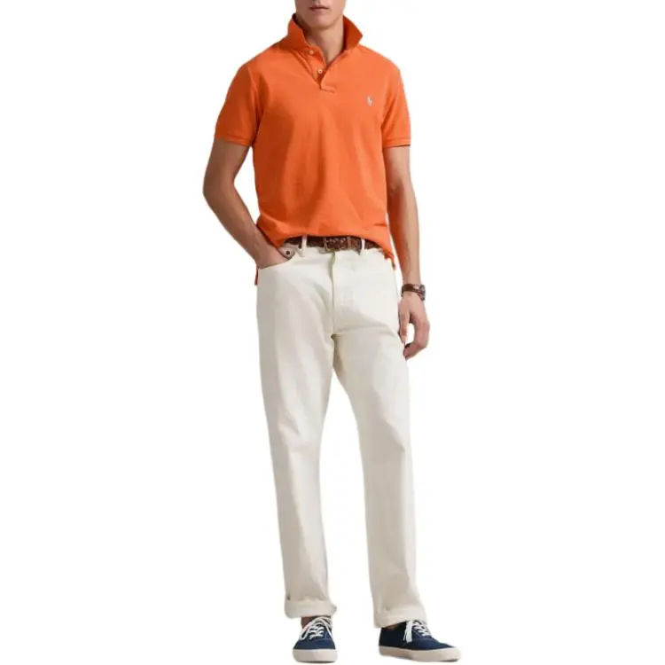Polo Ralph Lauren Logo Embroidered Short Sleeved Polo Shirt-1