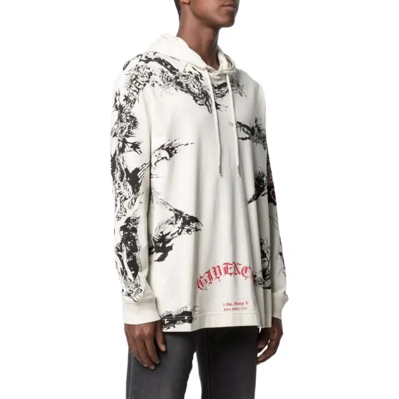 Givenchy Gothic Oversized Hoodie-4