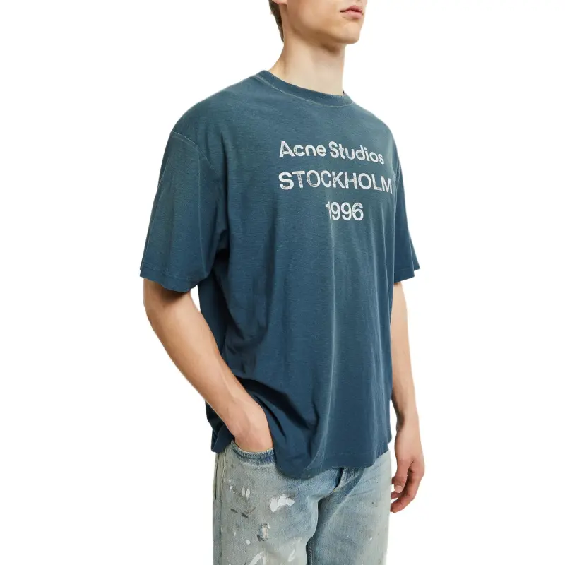 Acne Studios T Shirt Men's Dark Blue-3