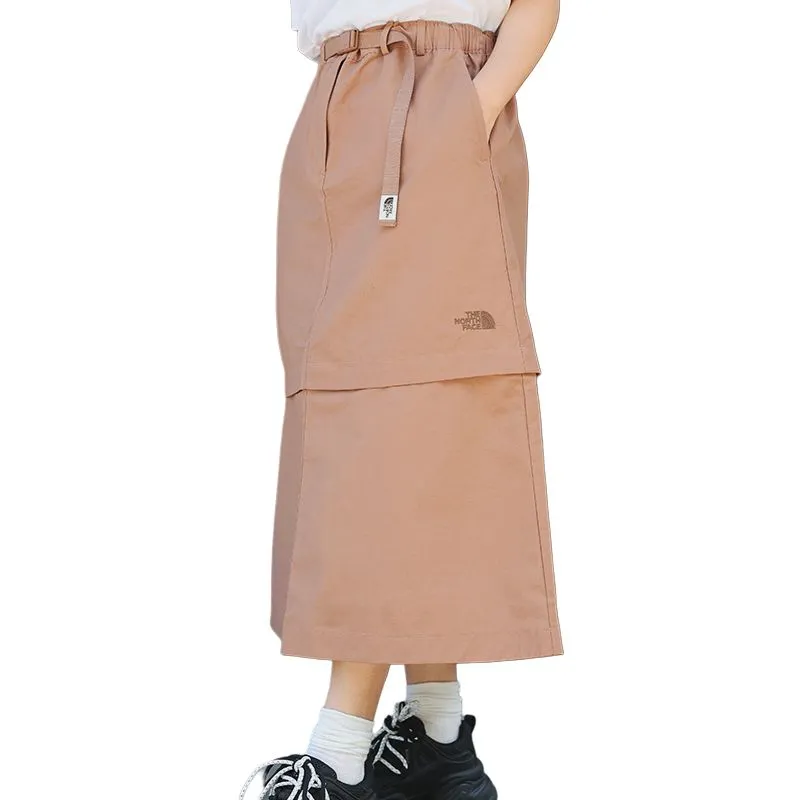 THE NORTH FACE Casual Long Skirt Women's Latte Brown-1