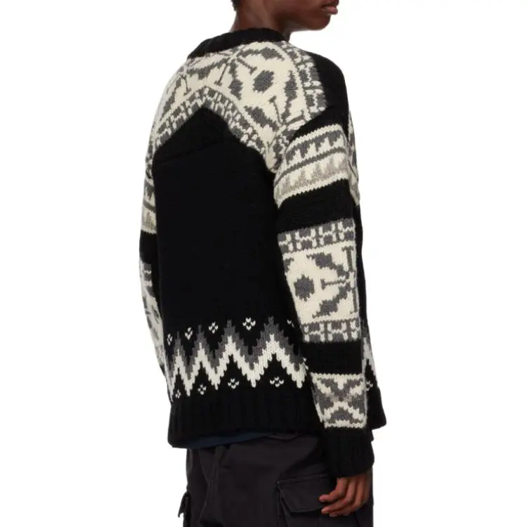 Sacai Sweaters Men Black-4
