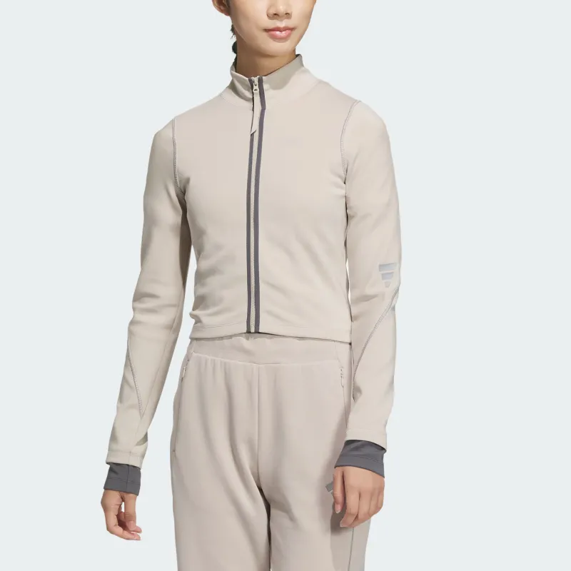 Adidas FW24 FUSTL W P SWT2 Sweatshirt Women's Yellow/Dark Gray-2