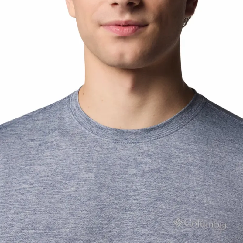 Columbia Tech Trail T Shirt Men's University Marine-4